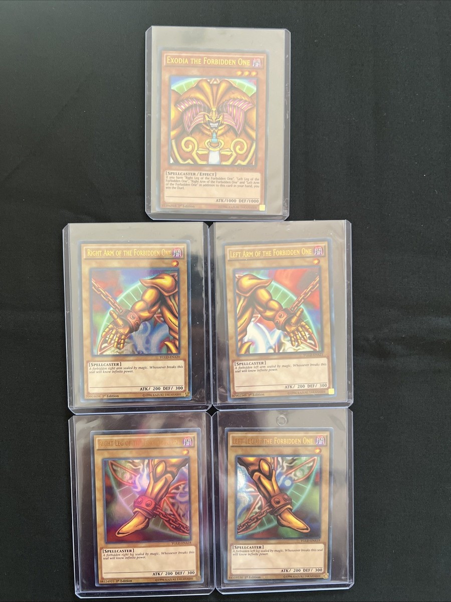 希少盤ジョージ・ナオペe Naope Golden Treasure Yu-Gi-Oh! Complete Exodia The Forbidden One Set YGLD-ENA 1st