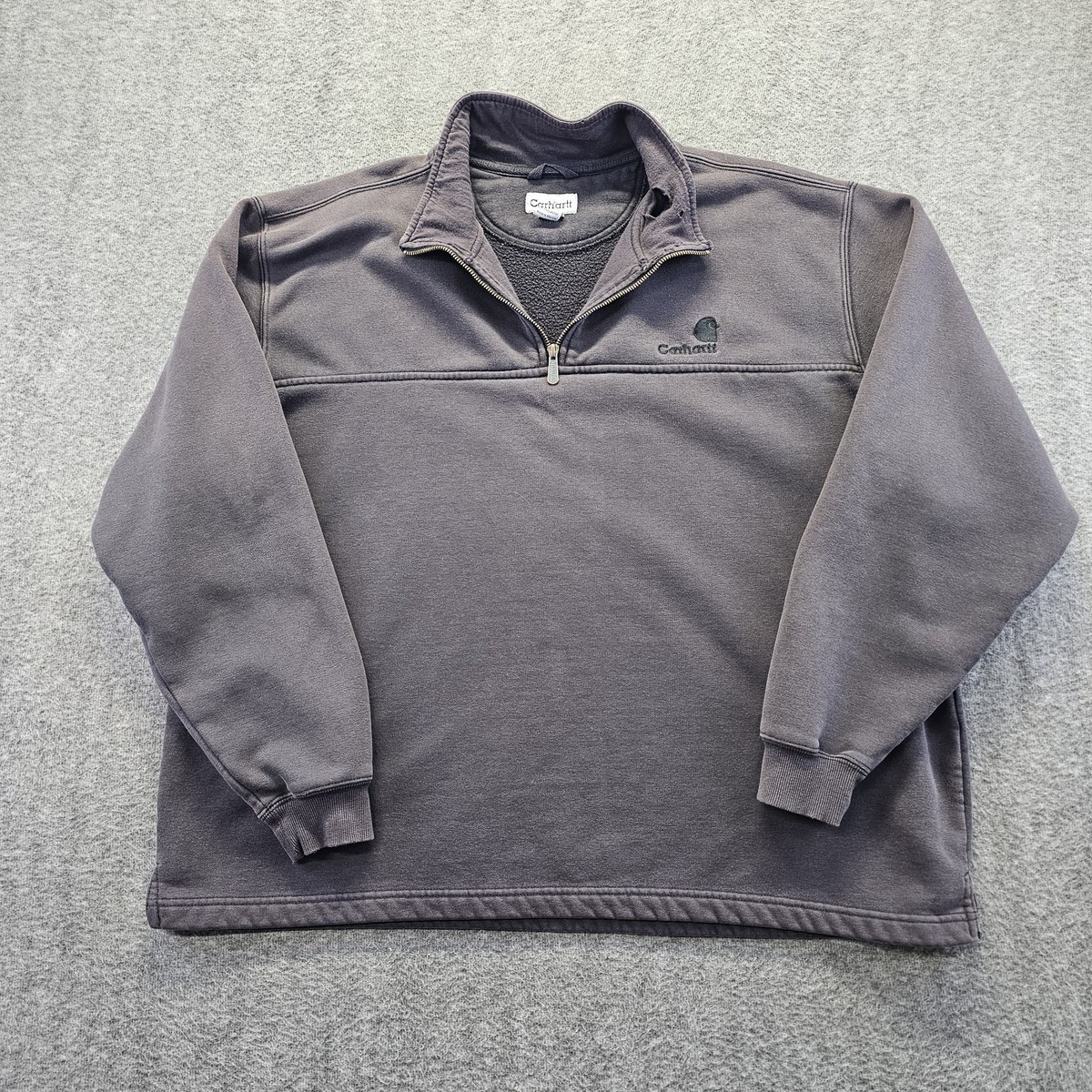 古着　Carhatt wip 2xl Vintage Carhartt Full Zip Sweatshirt Hoodie 2XL Tall Red