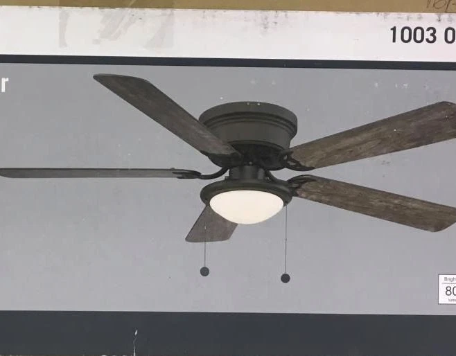 Hugger 52 in. Espresso Bronze Ceiling Fan New - Image 2 of 3