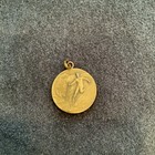Vintage Skiing Medal Pendant Token Medal  Bronze Rare — photo 1