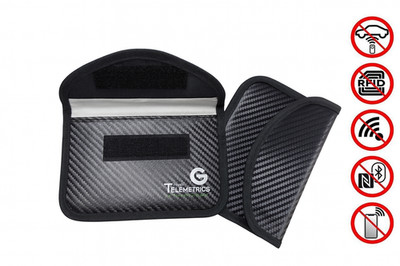3 X Auto Schlüssel Signal Schutzhülle Faraday Tasche für Keyless Relais Theft
