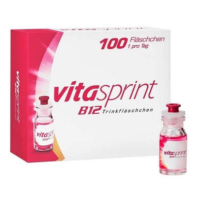 vitasprint B12 Trinkfläschchen mit Vitamin B12 · 100 St · PZN 01853331