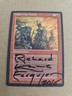 Goblin War Drums SIGNED By Richard Kane Ferguson  Magic The Gathering 