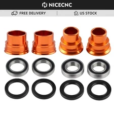 Front Rear Wheel Spacers Bearing For KTM XCW 200 250 300 450 500 530 2003-2015
