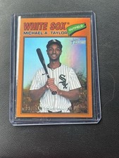 2026 Topps Heritage- Michael Taylor #45 Orange Chrome Refractor /25