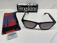 Oakley Frogskins Apocalypse Surf Matte Black Sunglasses - Prizm Daily - NEARMINT