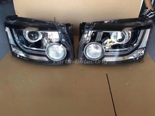 Pair Front LH & RH Headlight Assembly For 2014-2016 Land Rover Discovery 4 IV