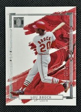 Lou Brock 2024 Panini Impeccable Silver St. Louis Cardinals #/60