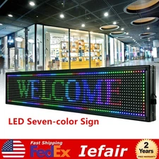 Scrolling Message Display Board Outdoor Advertising Business Sign Programmable