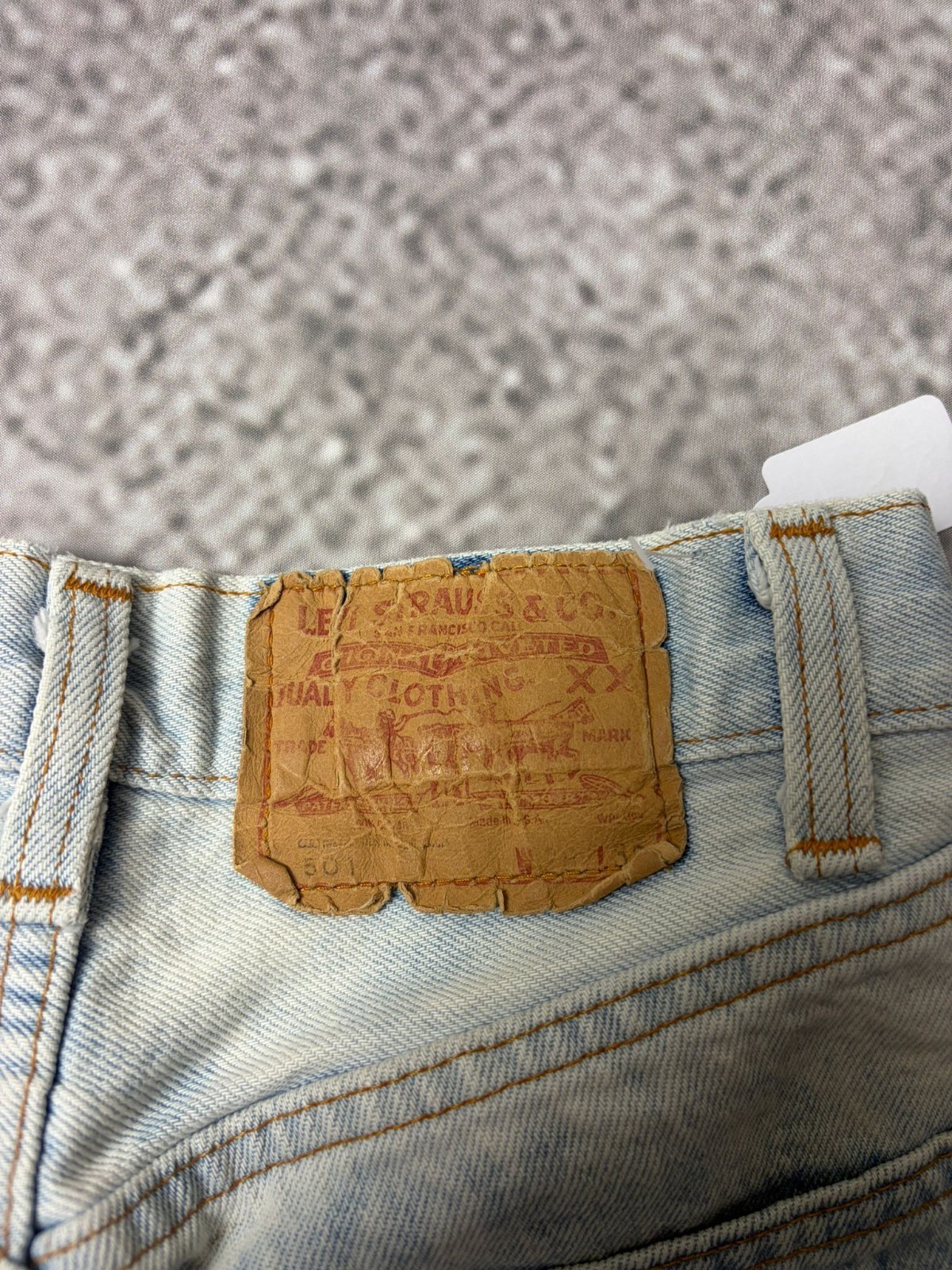 Levi’s 501 Made in USA 90’s/2000 rare flared vintage faded streetwear (J-891) image 5