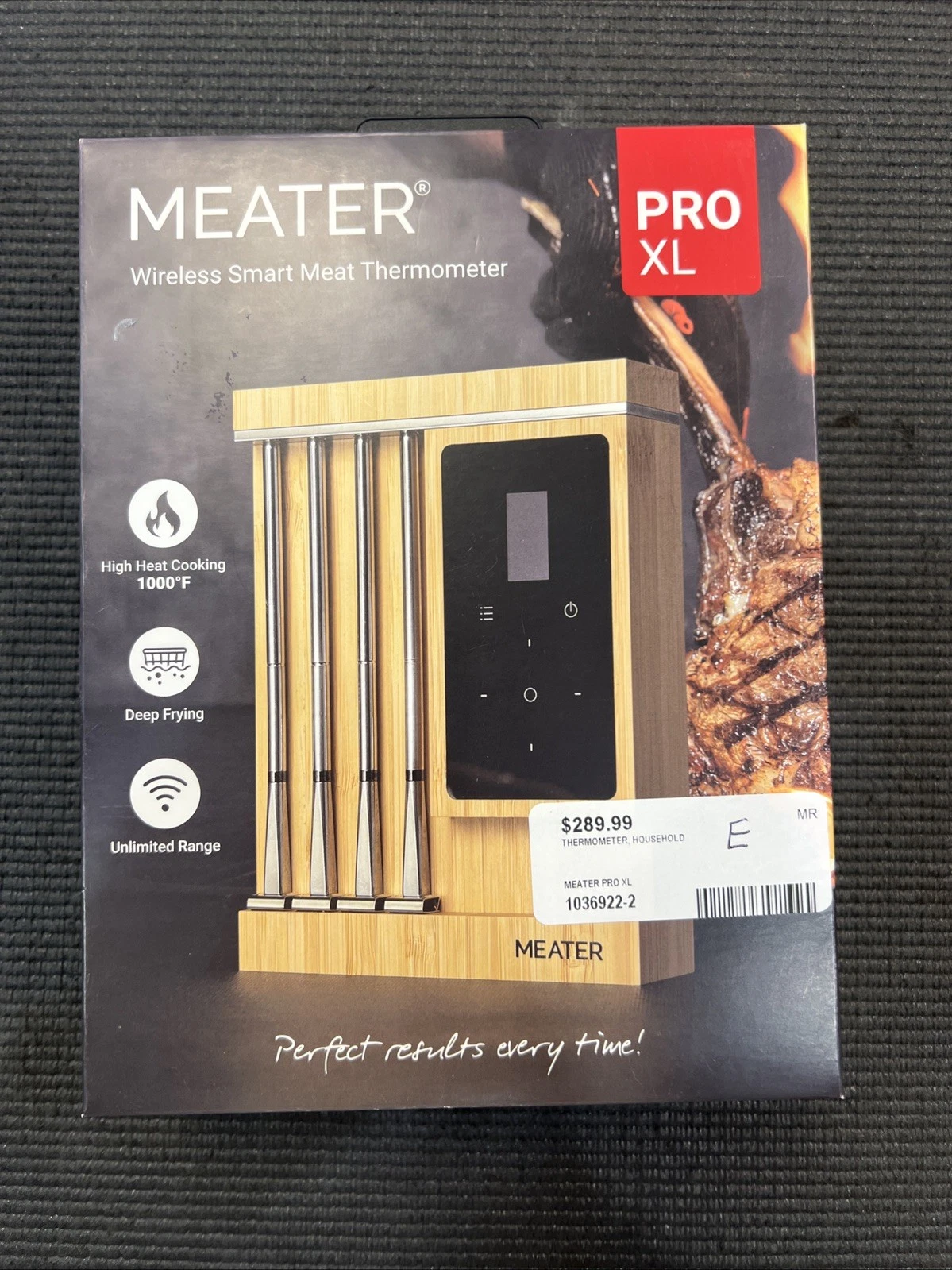 MEATER PRO XL MEAT THERMOMETER
Opens in a new window or tab