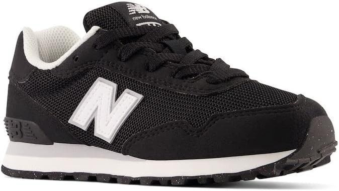 Size: 3.5 M Big Kid-New Balance Kids 515 V1 Lace-up Sneaker, Black/White Size: 3.5 M Big Kid-New Balance Kids 515 V1 Lace-up Sneaker, Black/White