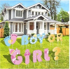 Gender Reveal Yard Sign