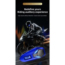 Bluetooth Motorrad Helm Headset FM Motorradhelm Kopfhörer Geräuschunterdrückung – Bild 8