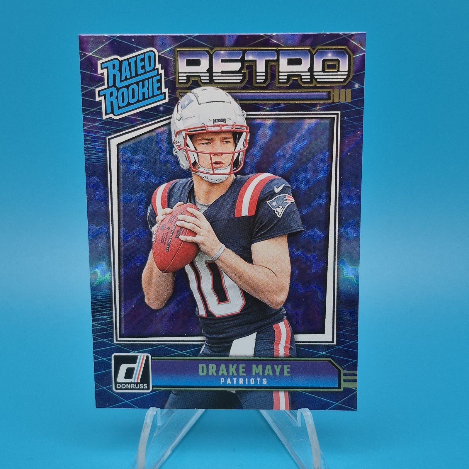 2024 Panini Donruss #16 Drake Maye RC Retro Rated Rookie Patriots