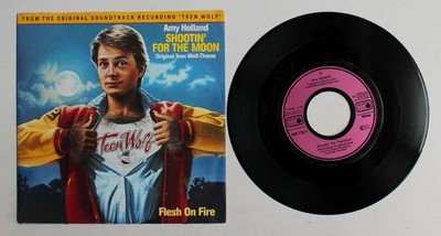 Amy Holland Shootin' For The Moon GER 7inch Vinyl Single 1986 Teen Wolf Soundtra