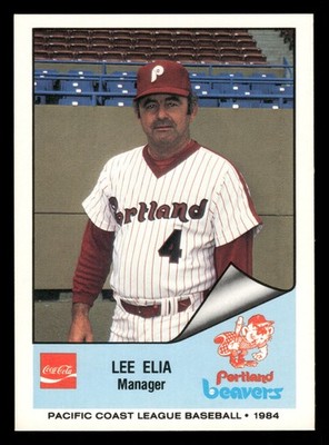 1984 Cramer Pacific Coast League Baseball Card #200 Lee Elia