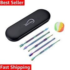 6-Piece Wax Carving Tool Set - Double-Sided Tools  Silicone Storage Jar