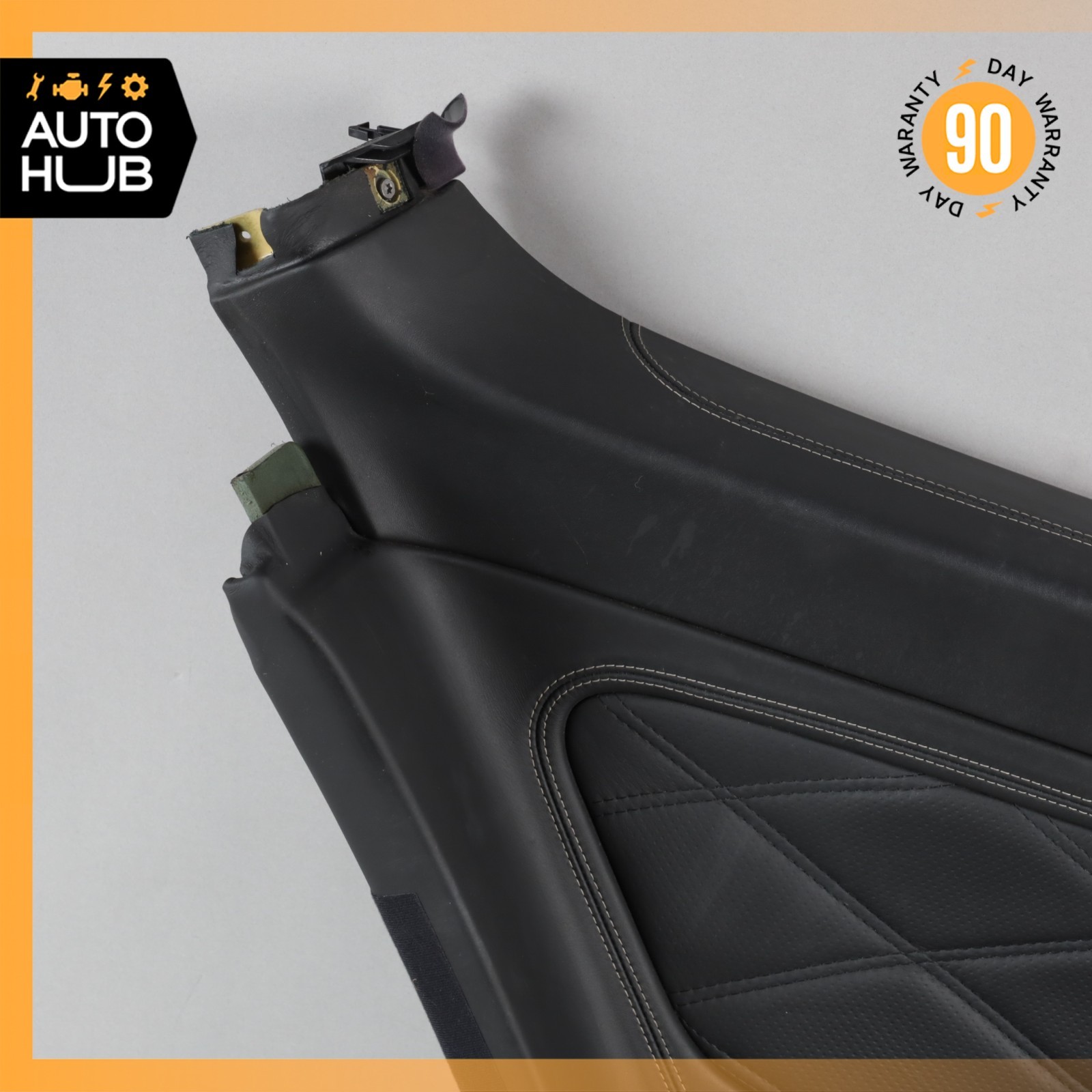 03-10 Bentley Continental GT Rear Left Driver Side Interior Door Panel Black OEM