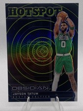 2024-25 Panini Obsidian Hotspot Black #4 Jayson Tatum /125
