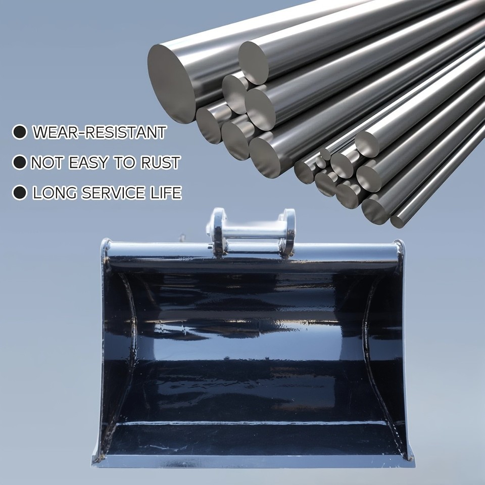Rake Ripper Mini Excavator Attachments 9-in-1 Set, Ripper, Rake, Auger,Bucket ...