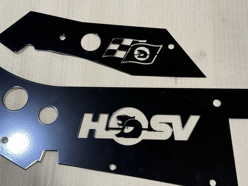 Holden VF Rad Panels HSV LSA Clubsport R8 Gloss Black Powdercoat Panels - Picture 2 of 11