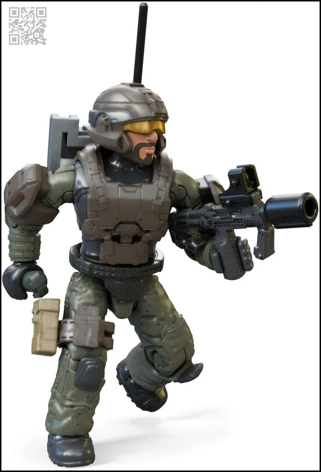 HALO MEGA CONSTRUX UNSC MARINE GEAR PACK GNR08 FEAT. RED ELITE MERCENARY - Image 4 of 4