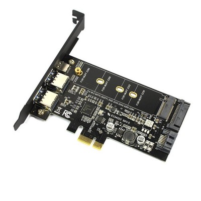 3.0 & Typ-c M.2 PCIe-Adapter M2 SSD SATA B Schlüssel zum PCI-e 3.0-Controller