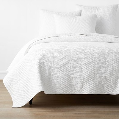 FLASH SALE!! The Company Store Cotton Voile Quilt Lightweight Bedding NEW