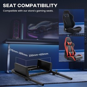 Supllueer Seat Bottom Bracket For Racing Simulator Cockpit Fits Seat Can DIY