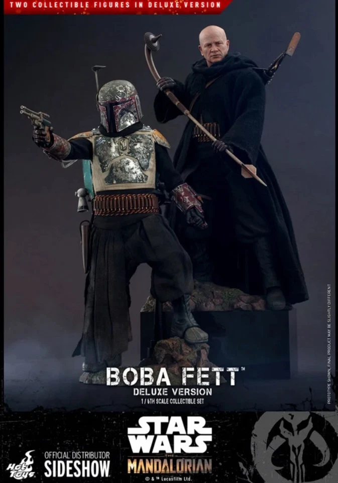 Hot Toys Boba Fett (Deluxe Version) 1/6th Scale Collectible Figure Set TMS034 - Image 2 of 4