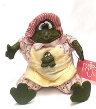 "Freida" Frog Shelf Sitter Russ Berrie Kathleen Kelly's Frog 433J