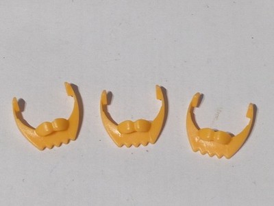 PLAYMOBIL x3 BLONDE BEARDS BLONDE BEARD YANKEE VIKING PIRATE ROMAN COWBOY