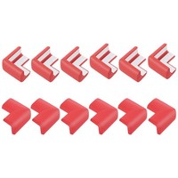 EckenschüTzer, 16 StüCk EckenschüTzer Und Kantenschutz FüR MöBel (Rot)