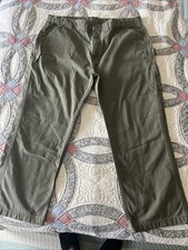 Carhartt Relaxed Fit Men's 44x30 Carpenter Utility Work Pants Olive Green B324