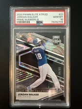 JORDAN WALKER Panini Elite Extra Edition Prime Numbers B #4/65 PSA 10 POP 1