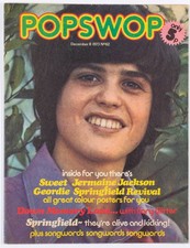 DONNY OSMOND THE SWEET GEORDIE AC/DC SPRINGFIELD REVIVAL Popswop 8 December 1973