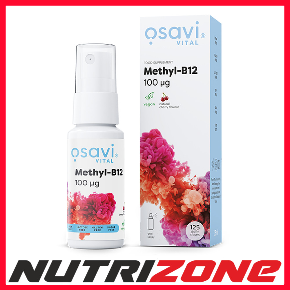 Osavi Methyl-B12 Oral Spray 100mcg (Cherry) - 25 ml