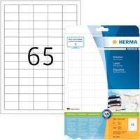 Herma Universal-Etiketten Premium, 38,1 X 21,2 Mm, Weiß 1 Bis 40X Spare Bis 51%