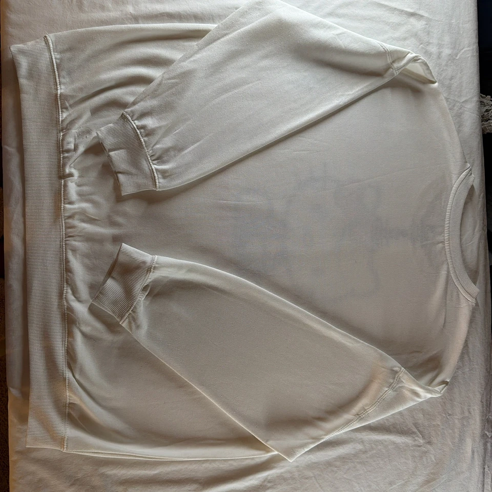 Sudadera para mujer Hello Kitty talla 2XL blanca L/S Sanrio suéter suave nueva con etiquetas Foto 2 de 4