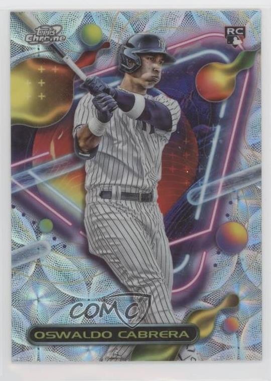 2023 Topps Cosmic Chrome Nucleus Refractor Oswaldo Cabrera #134 6fs