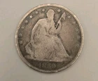 1859-O Seated Liberty Silver Half Dollar 50c