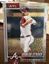 2026 Topps Series 1 #79 Spencer Strider Braves Confetti Foil Celebration