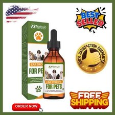 DOG CAT Ear Drops Infection Antibiotic Treatment Medicine Yeast Fungus Itching