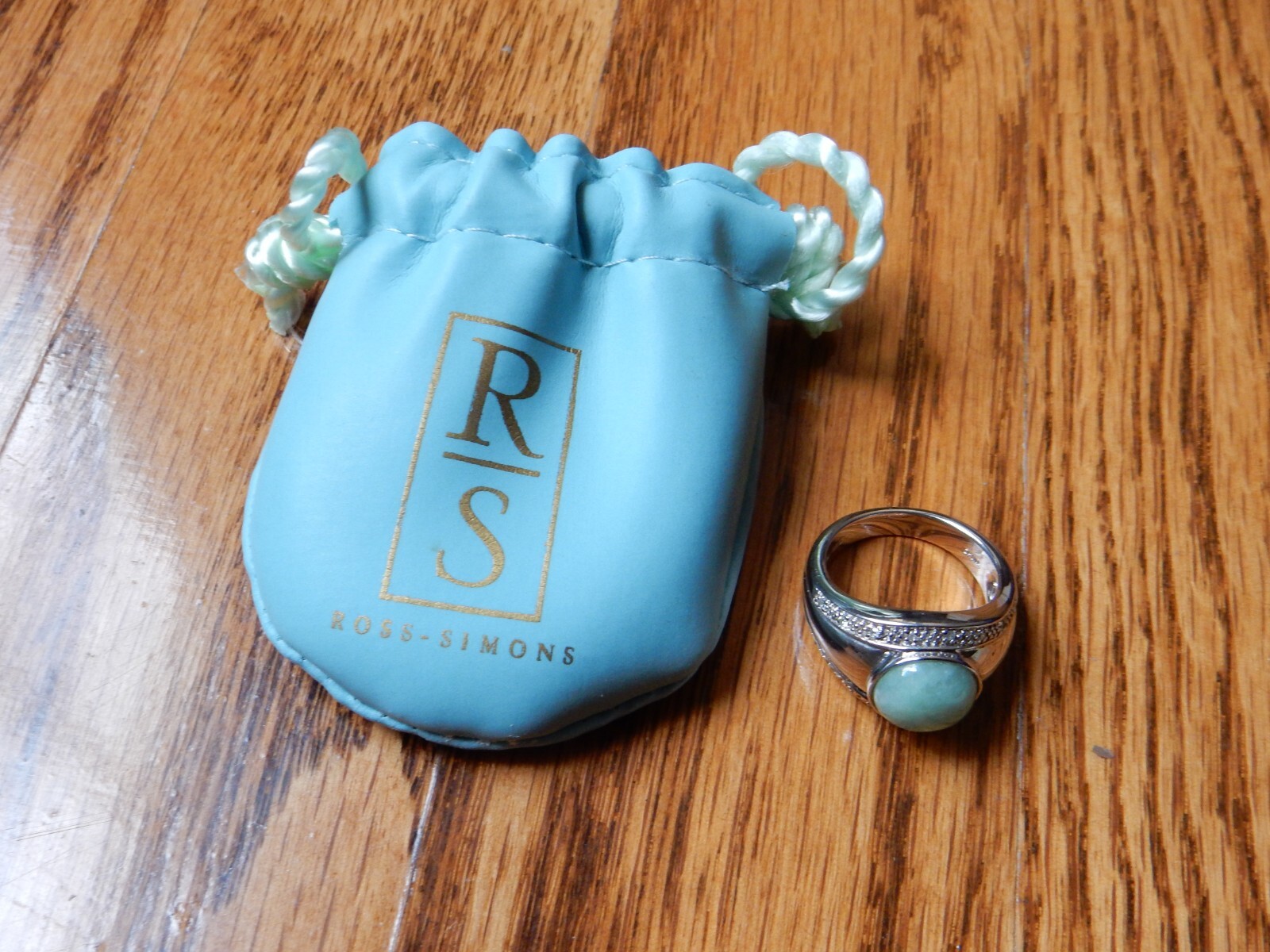 ROSS-SIMONS AMAZONITE RING  STERLING SILVER 925 D… - image 1