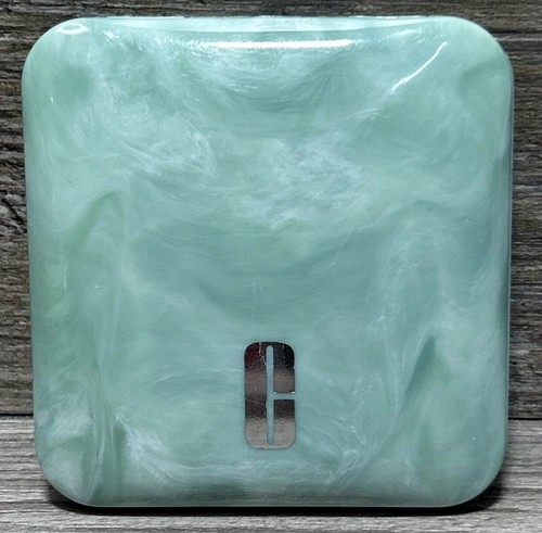 Vintage Marble Look Compact Mirror Clinique Sheer Powder Oil Free Stay Neutral - Picture 2 of 8