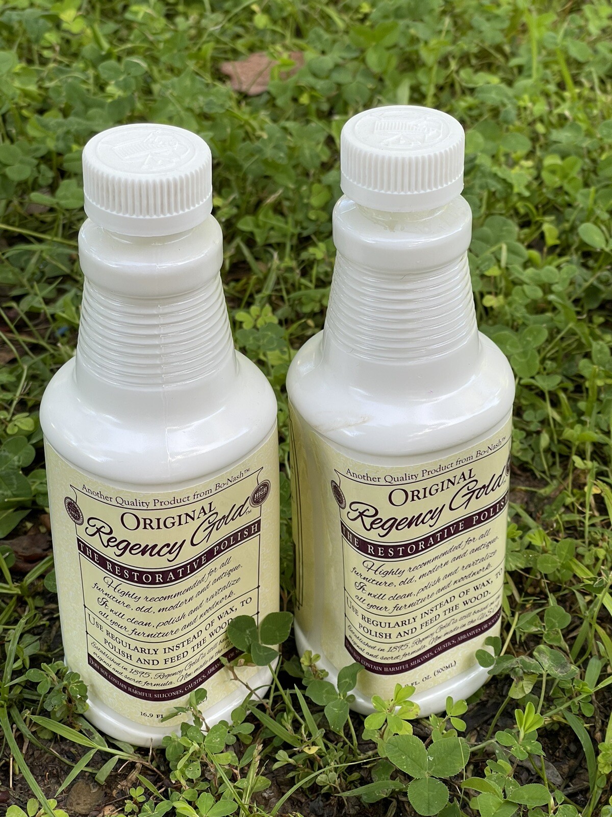 Original Regency Gold Restorative Wood Polish 17.5 Fl Oz Lot of 2