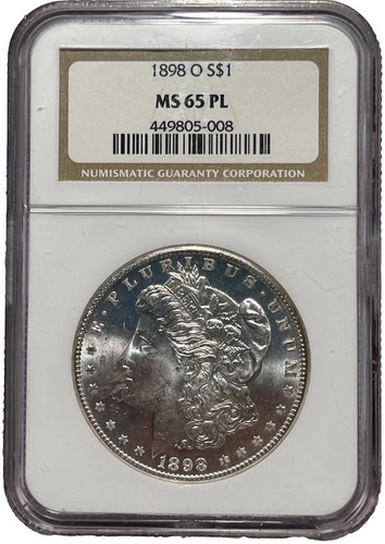 1876 George T Morgan $100 Union 1.5 oz Silver Struck 2008 NGC Gem