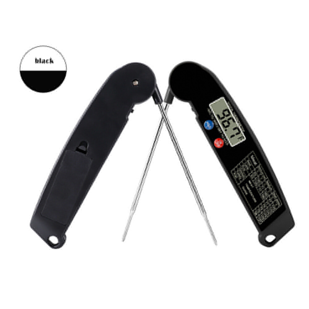 Meat Thermometer Instant Read Digital Kitchen Grill Cooking BBQ Baking Food Kit-image