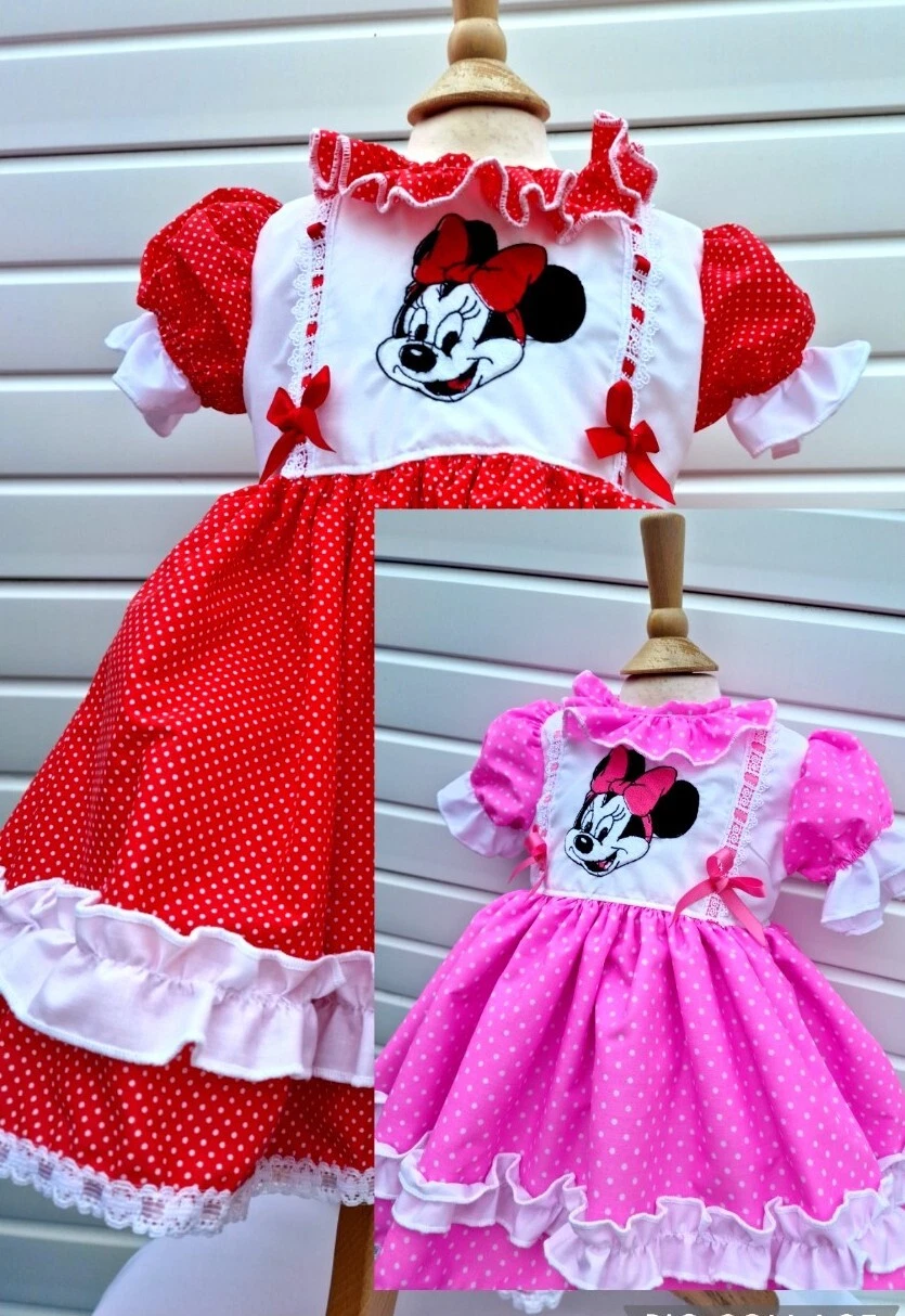 DREAM 0-8 years BABY GIRLS Minnie mouse embroidered spot traditional lined dress
Opens in a new wind